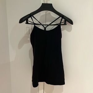 Lululemon Black Power Y Tank